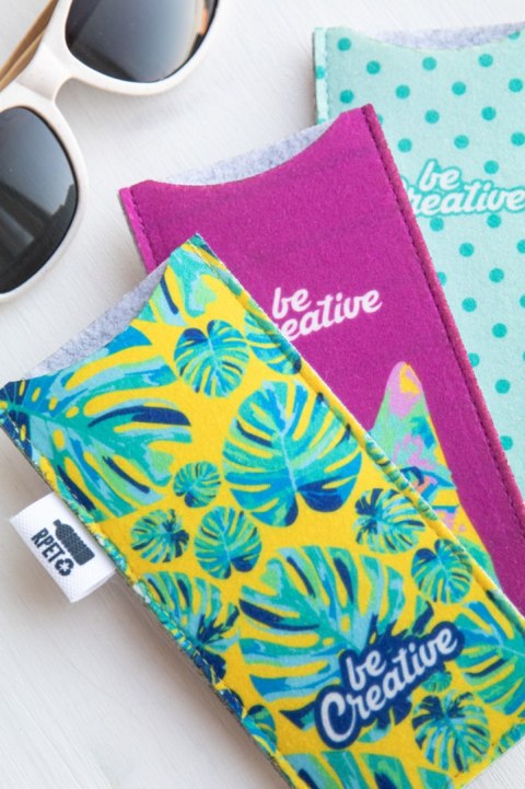 Personalizowane etui RPET na okulary Personalizowane etui RPET na okulary