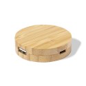 Bambusowy hub USB i USB typu C