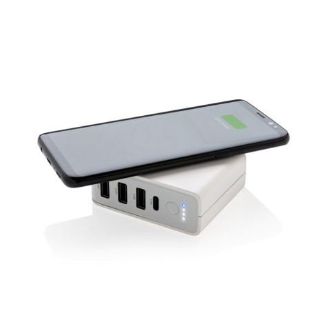 Adapter podróżny, bezprzewodowy power bank 6700 mAh Adapter podróżny, bezprzewodowy power bank 6700 mAh