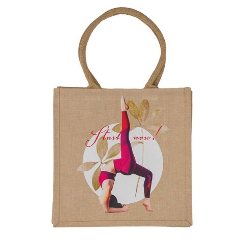 Torba na zakupy z juty Natural Shopper, beżowy Torba na zakupy z juty Natural Shopper, beżowy