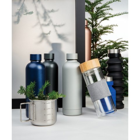 Butelka termiczna 500 ml, stal nierdzewna z recyklingu Butelka termiczna 500 ml, stal nierdzewna z recyklingu