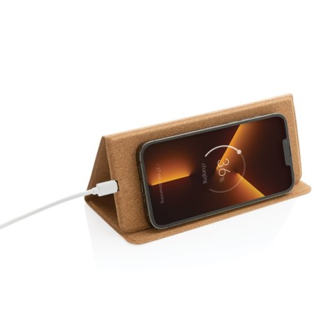 Korkowa podkładka pod mysz, ładowarka bezprzewodowa 10W Korkowa podkładka pod mysz, ładowarka bezprzewodowa 10W