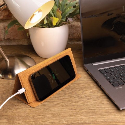 Korkowa podkładka pod mysz, ładowarka bezprzewodowa 10W Korkowa podkładka pod mysz, ładowarka bezprzewodowa 10W