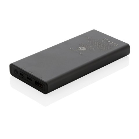 Szybki power bank 10000 mAh Terra, aluminium z recyklingu Szybki power bank 10000 mAh Terra, aluminium z recyklingu