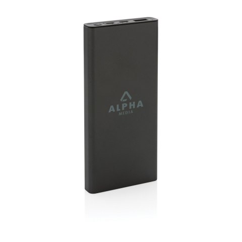 Szybki power bank 10000 mAh Terra, aluminium z recyklingu Szybki power bank 10000 mAh Terra, aluminium z recyklingu