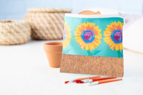 CreaBeauty Cork S personalizowana kosmetyczka