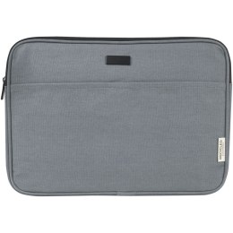 Joey 14-calowe etui na laptopa z płótna z recyklingu z certyfikatem GRS, o pojemności 2 l szary