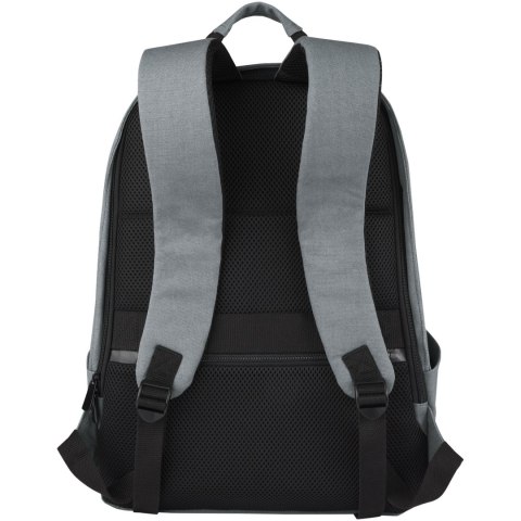 Joey 15,6-calowy plecak na laptopa z płótna z recyklingu z certyfikatem GRS o pojemności 18 l szary Joey 15,6-calowy plecak na laptopa z płótna z recyklingu z certyfikatem GRS o pojemności 18 l szary