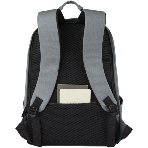 Joey 15,6-calowy plecak na laptopa z płótna z recyklingu z certyfikatem GRS o pojemności 18 l szary Joey 15,6-calowy plecak na laptopa z płótna z recyklingu z certyfikatem GRS o pojemności 18 l szary