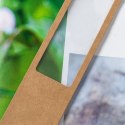 Lupa z kartonu z recyklingu, zakładka do książki