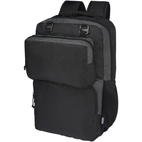 Trailhead plecak na 15-calowego laptopa o pojemności 14 l z recyklingu z certyfikatem GRS czarny, szary Trailhead plecak na 15-calowego laptopa o pojemności 14 l z recyklingu z certyfikatem GRS czarny, szary