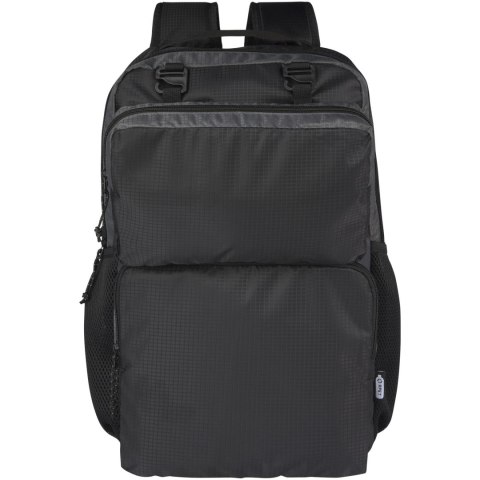 Trailhead plecak na 15-calowego laptopa o pojemności 14 l z recyklingu z certyfikatem GRS czarny, szary Trailhead plecak na 15-calowego laptopa o pojemności 14 l z recyklingu z certyfikatem GRS czarny, szary