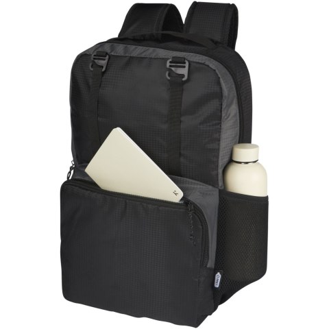 Trailhead plecak na 15-calowego laptopa o pojemności 14 l z recyklingu z certyfikatem GRS czarny, szary Trailhead plecak na 15-calowego laptopa o pojemności 14 l z recyklingu z certyfikatem GRS czarny, szary