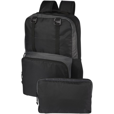 Trailhead plecak na 15-calowego laptopa o pojemności 14 l z recyklingu z certyfikatem GRS czarny, szary Trailhead plecak na 15-calowego laptopa o pojemności 14 l z recyklingu z certyfikatem GRS czarny, szary
