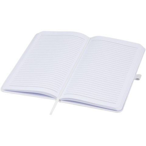 Fabianna notatnik w twardej okładce z papieru gniecionego biały Fabianna notatnik w twardej okładce z papieru gniecionego biały