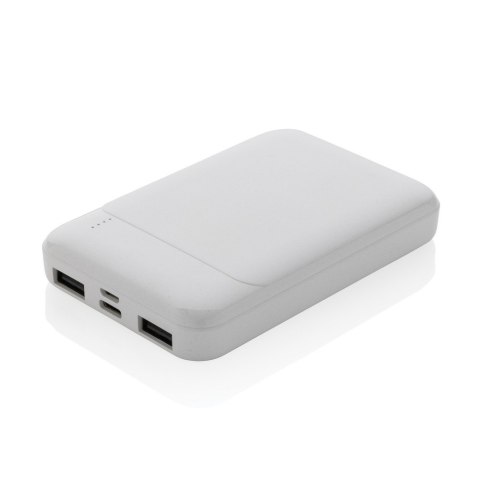 Power bank 5000 mAh, plastik z recyklingu Power bank 5000 mAh, plastik z recyklingu