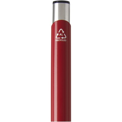Moneta długopis z aluminium z recyklingu czerwony Moneta długopis z aluminium z recyklingu czerwony