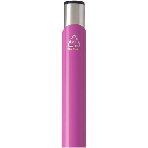 Moneta długopis z aluminium z recyklingu magenta Moneta długopis z aluminium z recyklingu magenta