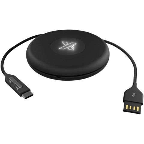 Podróżny podświetlany kabel SCX.design C18 czarny
