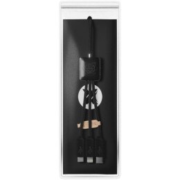 SCX.design C45 kabel 5 w 1 z tworzywa PET pochodzącego z recyklingu umożliwiający transfer danych czarny