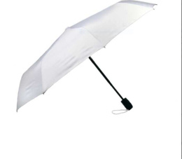 Parasol składany, automatyczny biały