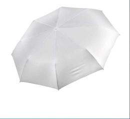Parasol składany, automatyczny biały