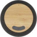 Ecofiber głośnik Bluetooth® z bambusa/RPET i bezprzewodowa ładowarka indukcyjna piasek pustyni, szary Ecofiber głośnik Bluetooth® z bambusa/RPET i bezprzewodowa ładowarka indukcyjna piasek pustyni, szary
