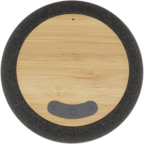 Ecofiber głośnik Bluetooth® z bambusa/RPET i bezprzewodowa ładowarka indukcyjna piasek pustyni, szary Ecofiber głośnik Bluetooth® z bambusa/RPET i bezprzewodowa ładowarka indukcyjna piasek pustyni, szary