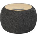Ecofiber głośnik Bluetooth® z bambusa/RPET i bezprzewodowa ładowarka indukcyjna piasek pustyni, szary Ecofiber głośnik Bluetooth® z bambusa/RPET i bezprzewodowa ładowarka indukcyjna piasek pustyni, szary