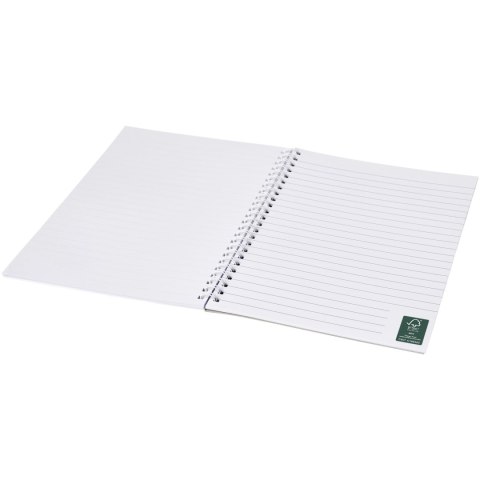 Desk-Mate® kołozeszyt A5 z zadrukowaną tylną okładką biały Desk-Mate® kołozeszyt A5 z zadrukowaną tylną okładką biały