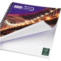 Desk-Mate® kołozeszyt A5 z zadrukowaną tylną okładką czarny, biały