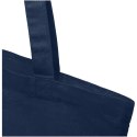 Madras torba na zakupy z bawełny z recyklingu o gramaturze 140 g/m2 i pojemności 7 l granatowy