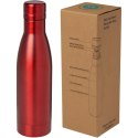 Vasa butelka ze stali nierdzwenej z recyklingu z miedzianą izolacją próżniową o pojemności 500 ml posiadająca certyfik