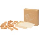Bark drewniane puzzle piasek pustyni