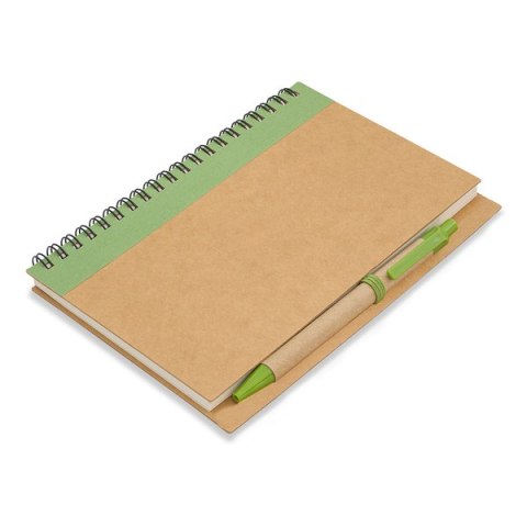 Notes z długopisem Dalvik, zielony Notes z długopisem Dalvik, zielony