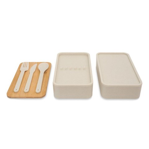 Victor lunch box podwójny, beżowy Victor lunch box podwójny, beżowy