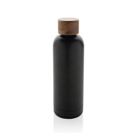 Butelka termiczna 500 ml Wood, stal nierdzewna z recyklingu Butelka termiczna 500 ml Wood, stal nierdzewna z recyklingu