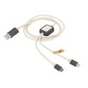 Kabel do ładowania z łusek kawowych i bawełny z recyklingu Kabel do ładowania z łusek kawowych i bawełny z recyklingu