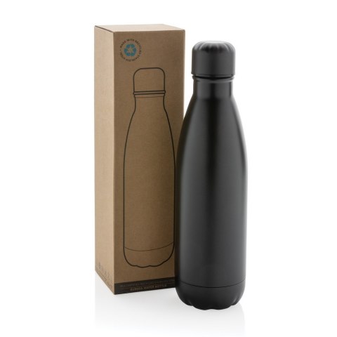 Butelka sportowa 500 ml Eureka, stal nierdzewna z recyklingu Butelka sportowa 500 ml Eureka, stal nierdzewna z recyklingu