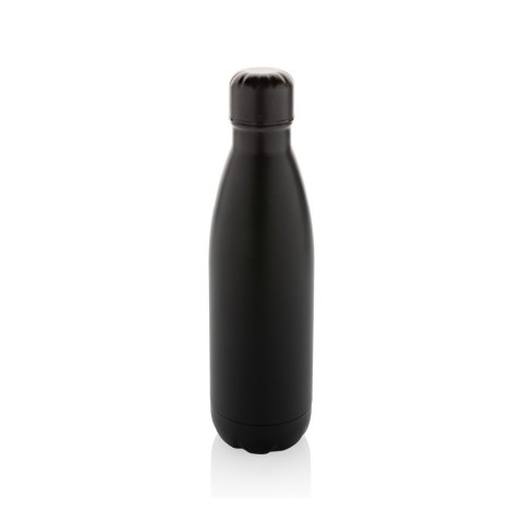 Butelka sportowa 500 ml Eureka, stal nierdzewna z recyklingu Butelka sportowa 500 ml Eureka, stal nierdzewna z recyklingu