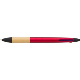 Długopis, wielokolorowy wkład, touch pen