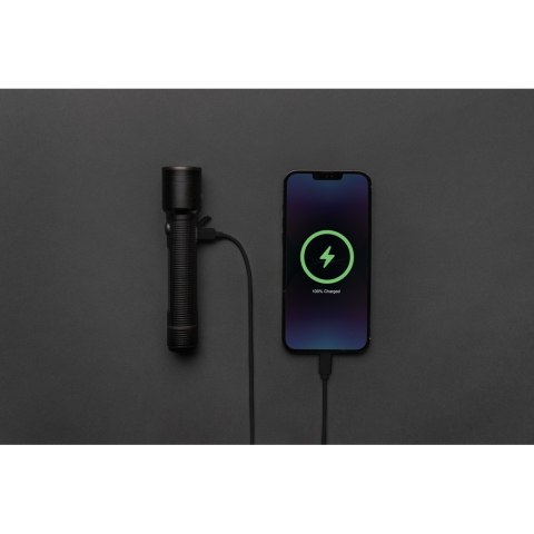 Latarka Gear X, ładowana przez USB, aluminium z recyklingu Latarka Gear X, ładowana przez USB, aluminium z recyklingu