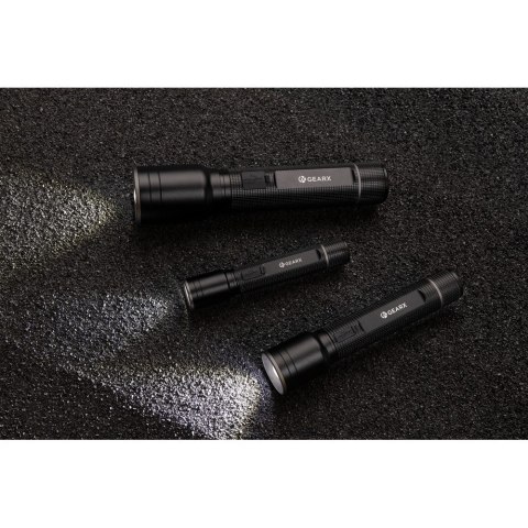 Latarka Gear X, ładowana przez USB, aluminium z recyklingu Latarka Gear X, ładowana przez USB, aluminium z recyklingu