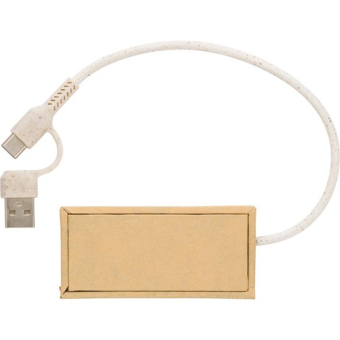 Hub USB 2.0 z papieru z recyklingu Hub USB 2.0 z papieru z recyklingu
