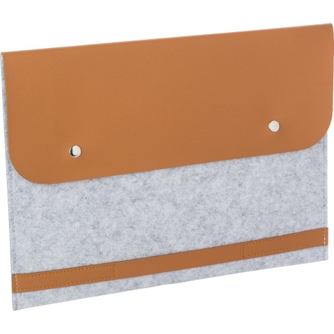 Etui na laptopa 14" z filcu RPET, teczka na dokumenty Etui na laptopa 14" z filcu RPET, teczka na dokumenty