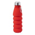 Składana butelka sportowa 550 ml z karabińczykiem Składana butelka sportowa 550 ml z karabińczykiem