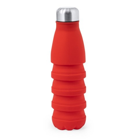 Składana butelka sportowa 550 ml z karabińczykiem Składana butelka sportowa 550 ml z karabińczykiem