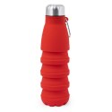 Składana butelka sportowa 550 ml z karabińczykiem Składana butelka sportowa 550 ml z karabińczykiem