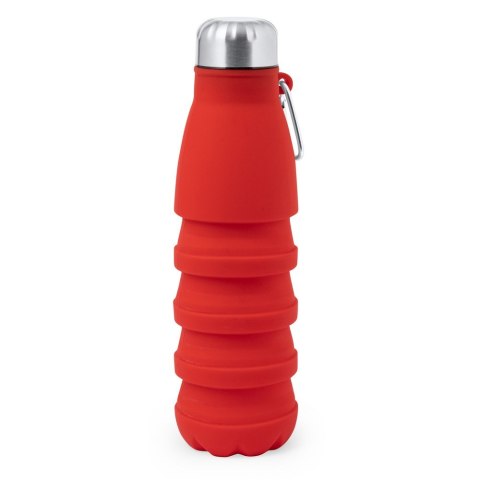 Składana butelka sportowa 550 ml z karabińczykiem Składana butelka sportowa 550 ml z karabińczykiem