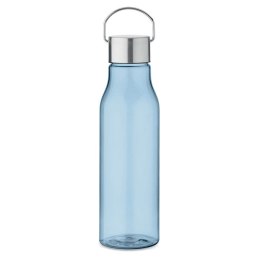 Butelka RPET z zakrętką 600 ml przezroczysty błękitny